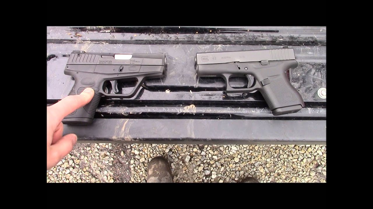 Taurus 709 Slim VS Glock 43