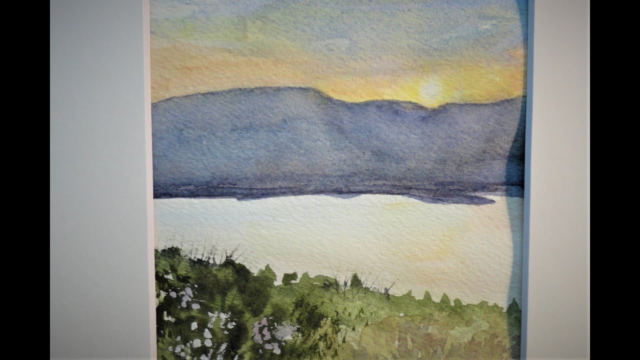 Sea of Galilee at Sunrise Paint Along