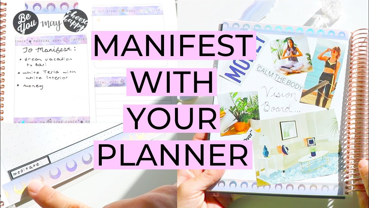 How to Use Your Planner to Manifest Anything | Law of Attraction Tips
