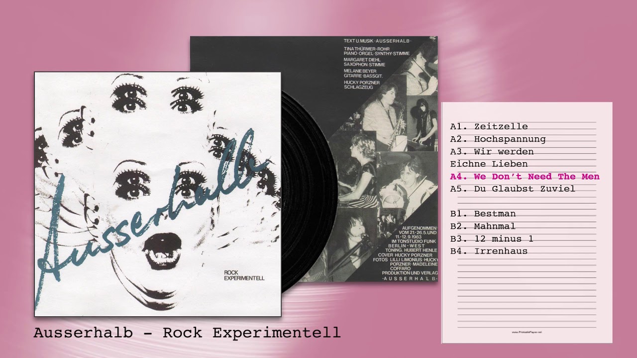 Ausserhalb - Rock Experimentell (1983) [Full Album]  Dark NDW