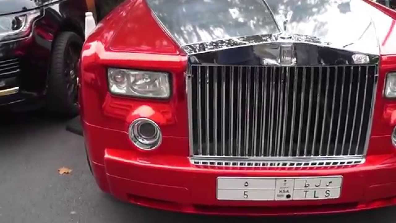 Rolls Royce Phantom in chrome red!!!
