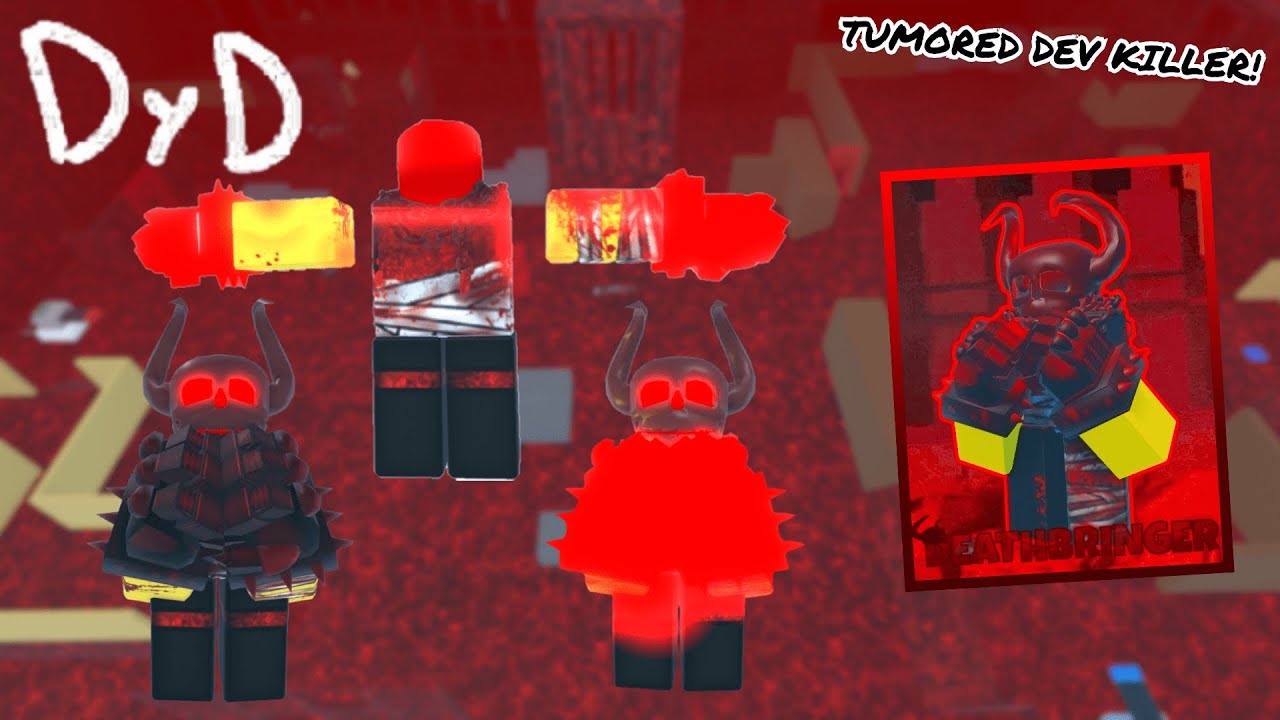 WINNING WITH THE DEATHBRINGER DEV KILLER IN 'DYE OF DEAF'! | Roblox Dye Of Deaf