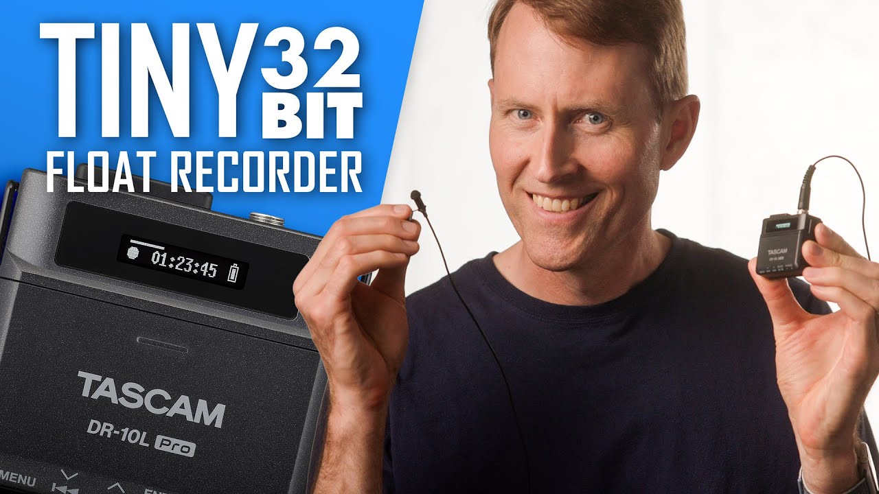 TASCAM DR-10L PRO Review - 32-bit float Audio Recorder for Video