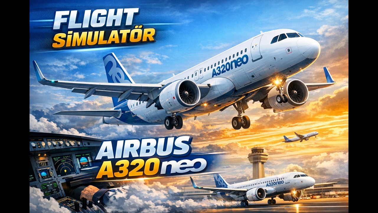 A320 ile Alçalma, Yaklaşma ve İniş..