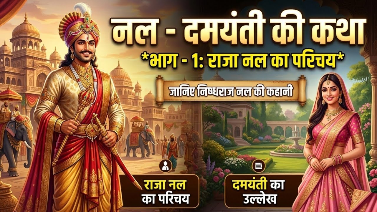 राजा नल का परिचय | Nala Damayanti Story Part 1 | पौराणिक प्रेम कथा