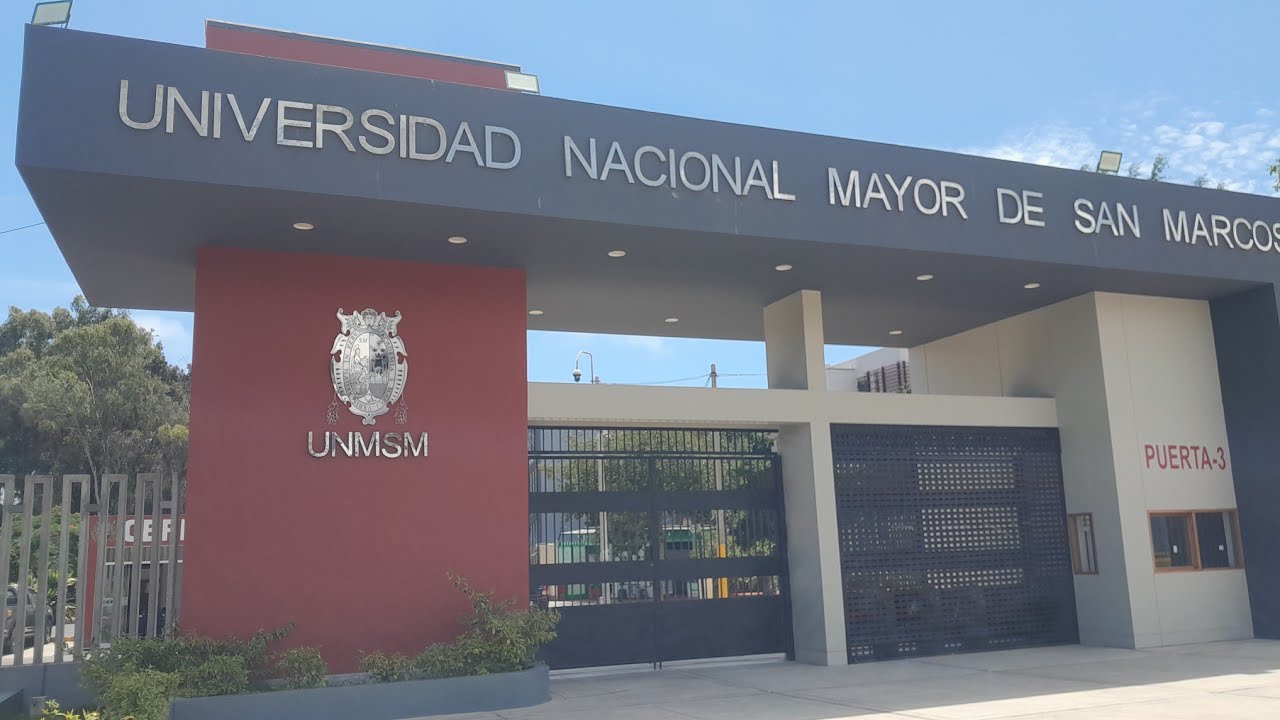 Desde la zona de la ESTACION SAN MARCOS de la Linea 2 del Metro de Lima y el Callao Exteriores UNMSM