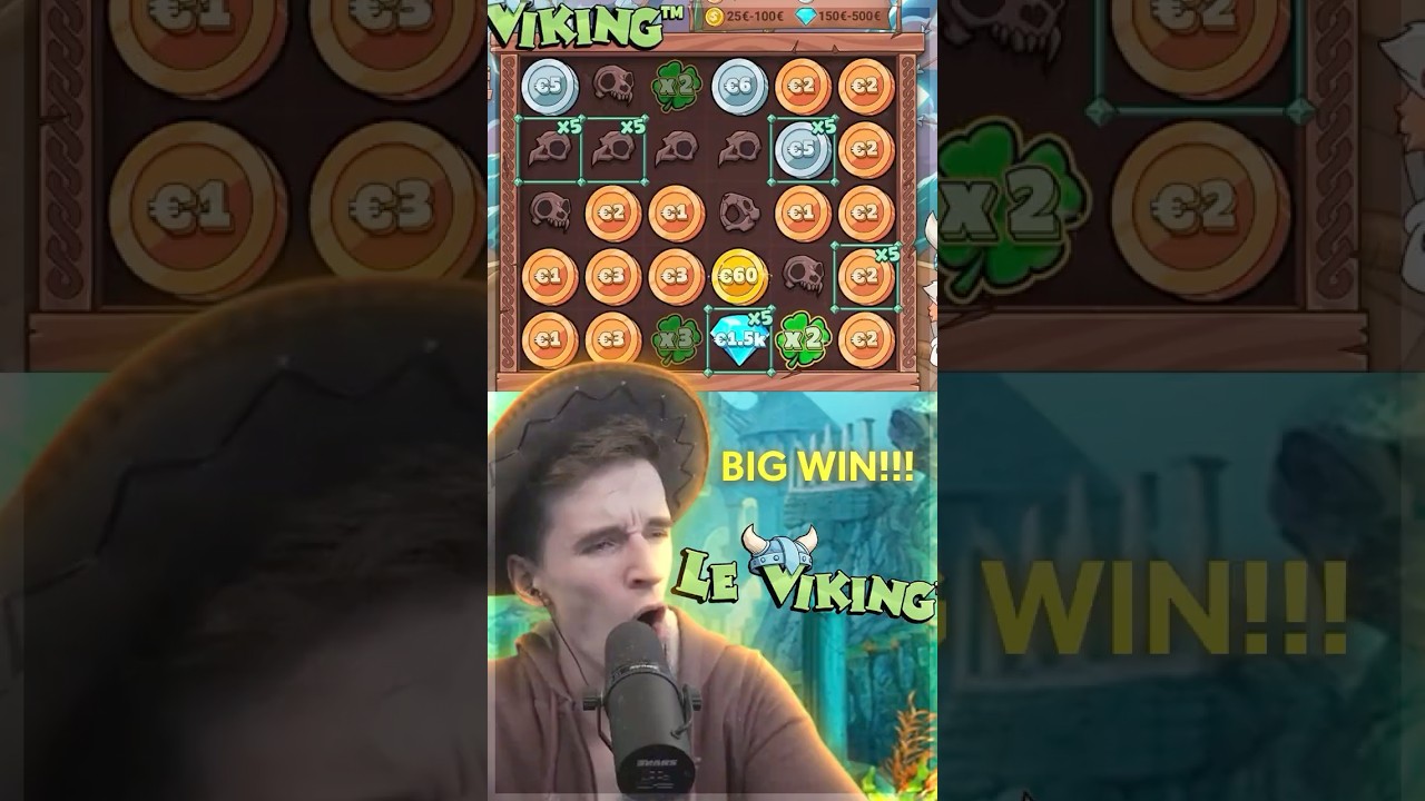 LE VIKING SUPER BIG WIN 🔥🤑 ! CRAZYDOMME HIGHLIGHTS #slots #casino #bigwin