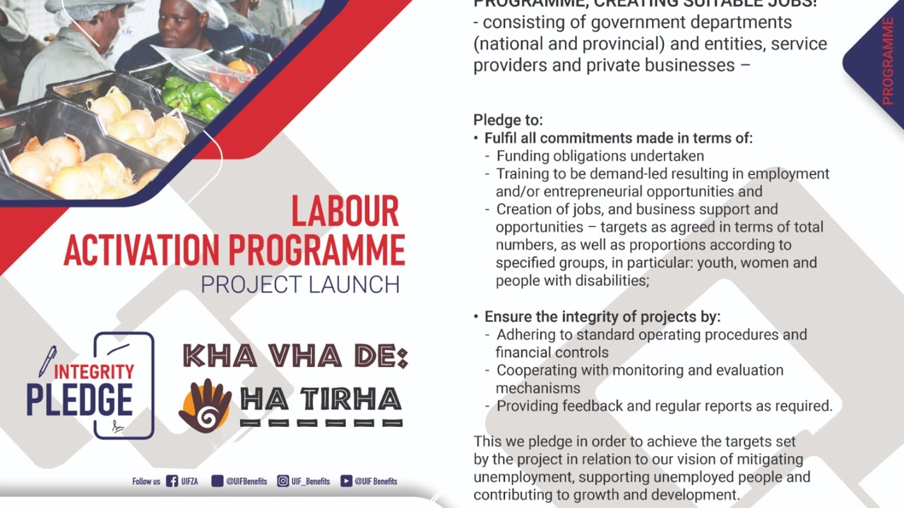 WATCH LIVE: #UIF's labour activation programmes Limpopo launch.