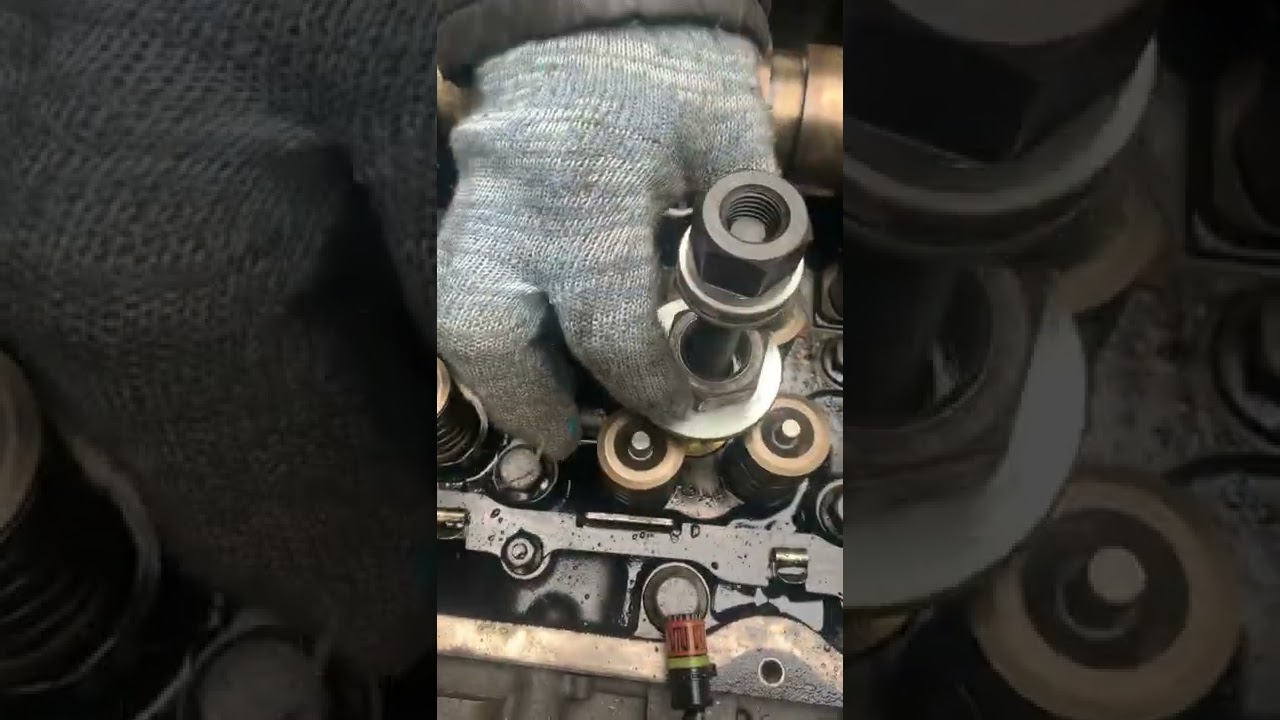 Установка стаканов форсунок Renault Premium dxi460