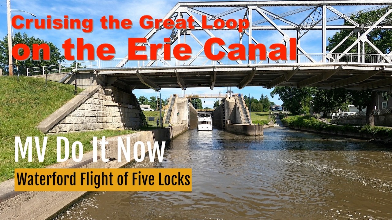 MV Do It Now: Waterford Flight of Five Locks