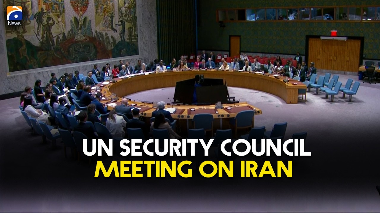 UN Security Council meeting on Iran | Geo News English
