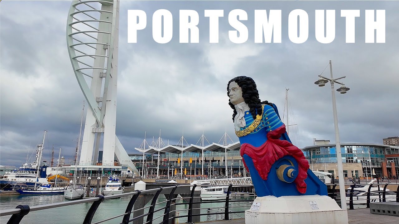 Portsmouth - Gunwharf Quays Harbour incl. Outlet Shopping | Portsmouth Walk 2025