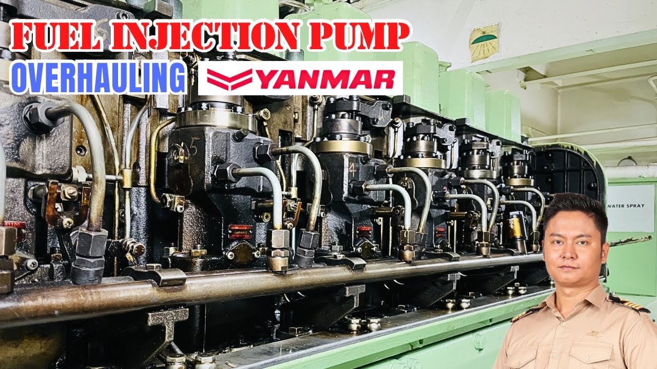 [YANMAR] FUEL PUMP Overhaul | MOE MYiNT SHEiN | Technical Vlog : 052