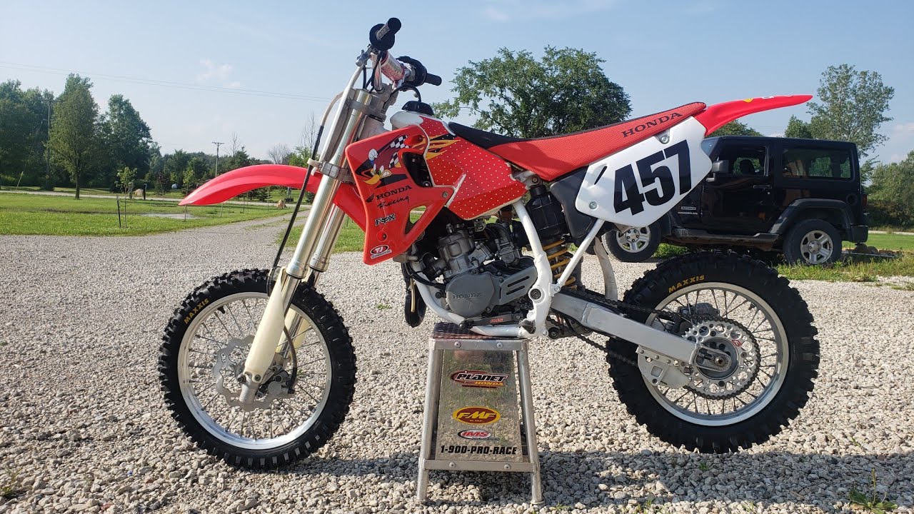 2001 CR80 Riding After Restore!