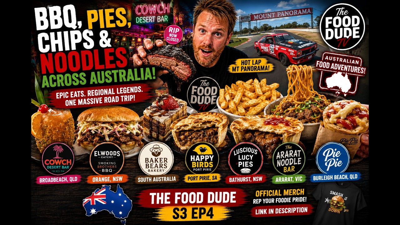 BBQ, Pies, Chips & Noodles Across Australia  The Food Dude S3 Ep4