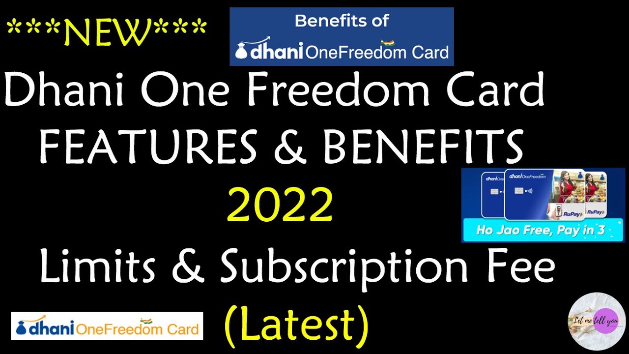 Dhani One Freedom Card Features and benefits 2022 || Dhani One Freedom Card Uses in telugu || Dhani