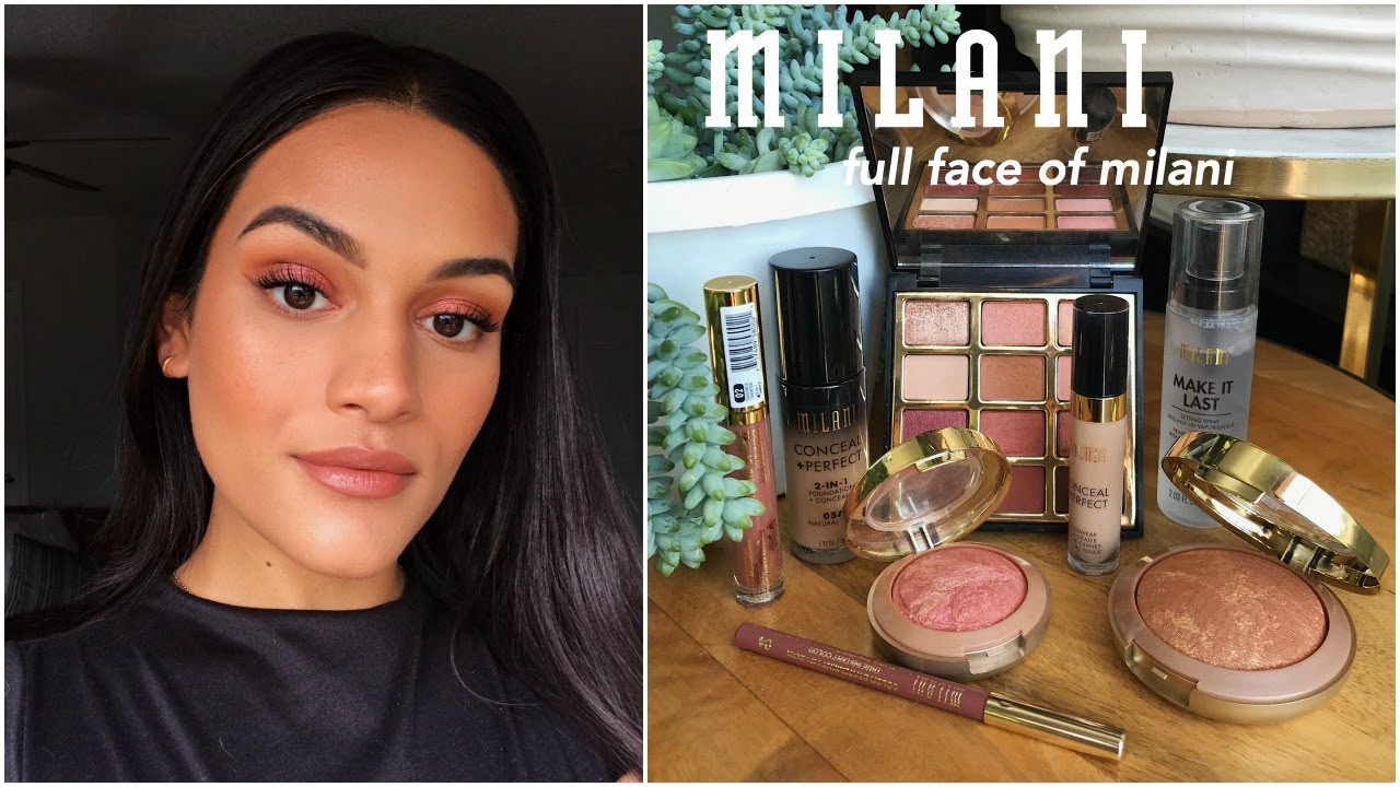 full face of milani cosmetics *incredible wear test results*