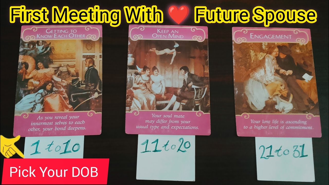 First Meeting With Your Future Spouse When,Where,How First Impression Hindi Tarot Reading 🤵 👰 💍