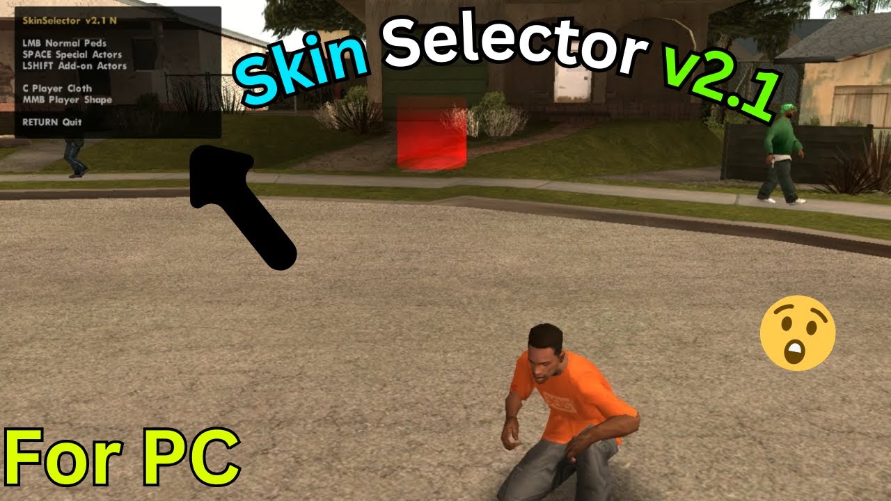 How To Download Skin Selector v2.1 Mod For GTA SAN ANDREAS Pc || Unlimited Mods