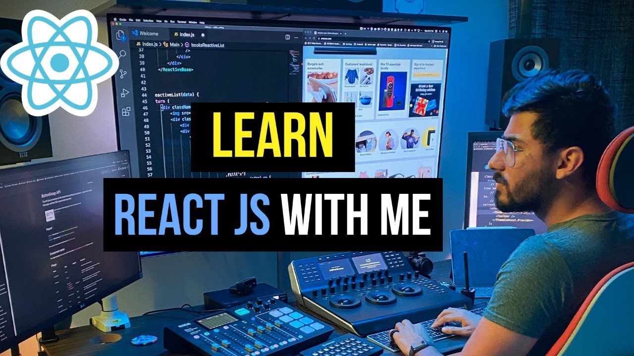 🔴 Learn React JS with Me (for Beginners)