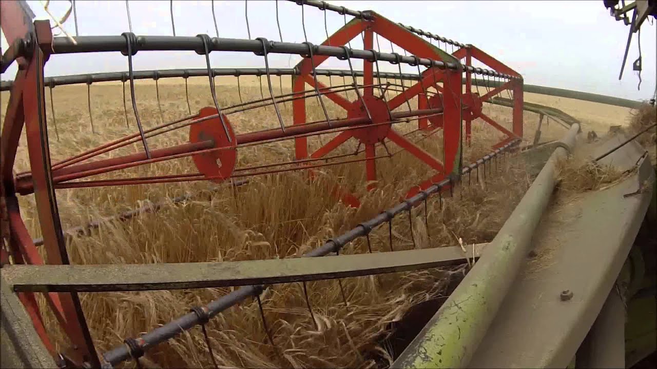 [GoPro] Claas Mercator l Sommergerste Dreschen  2014 HD+