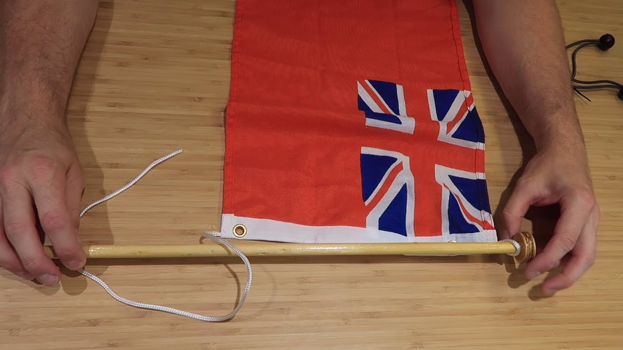 Making a stern ensign for my Lugger