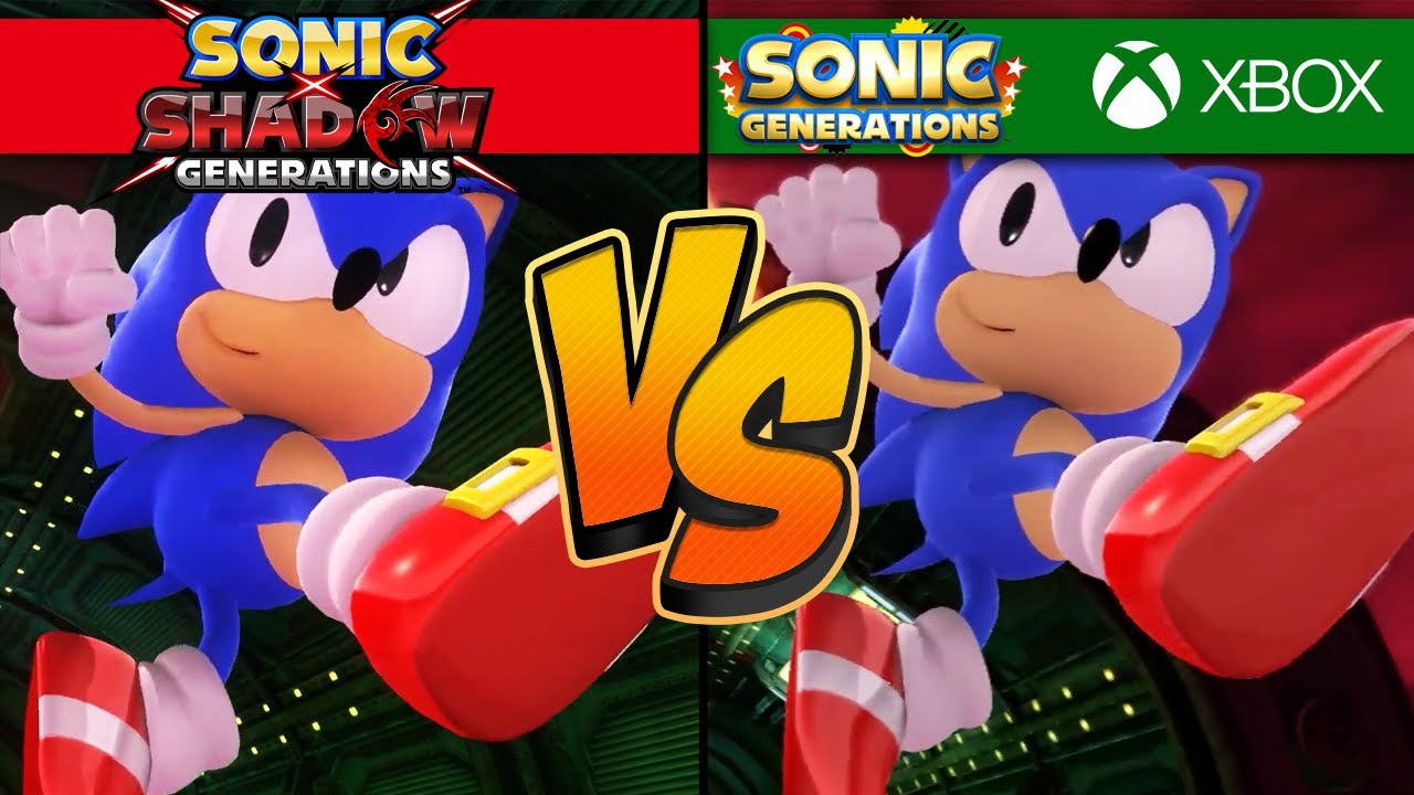 Sonic x Shadow Generations Graphics Comparison (New vs Original)