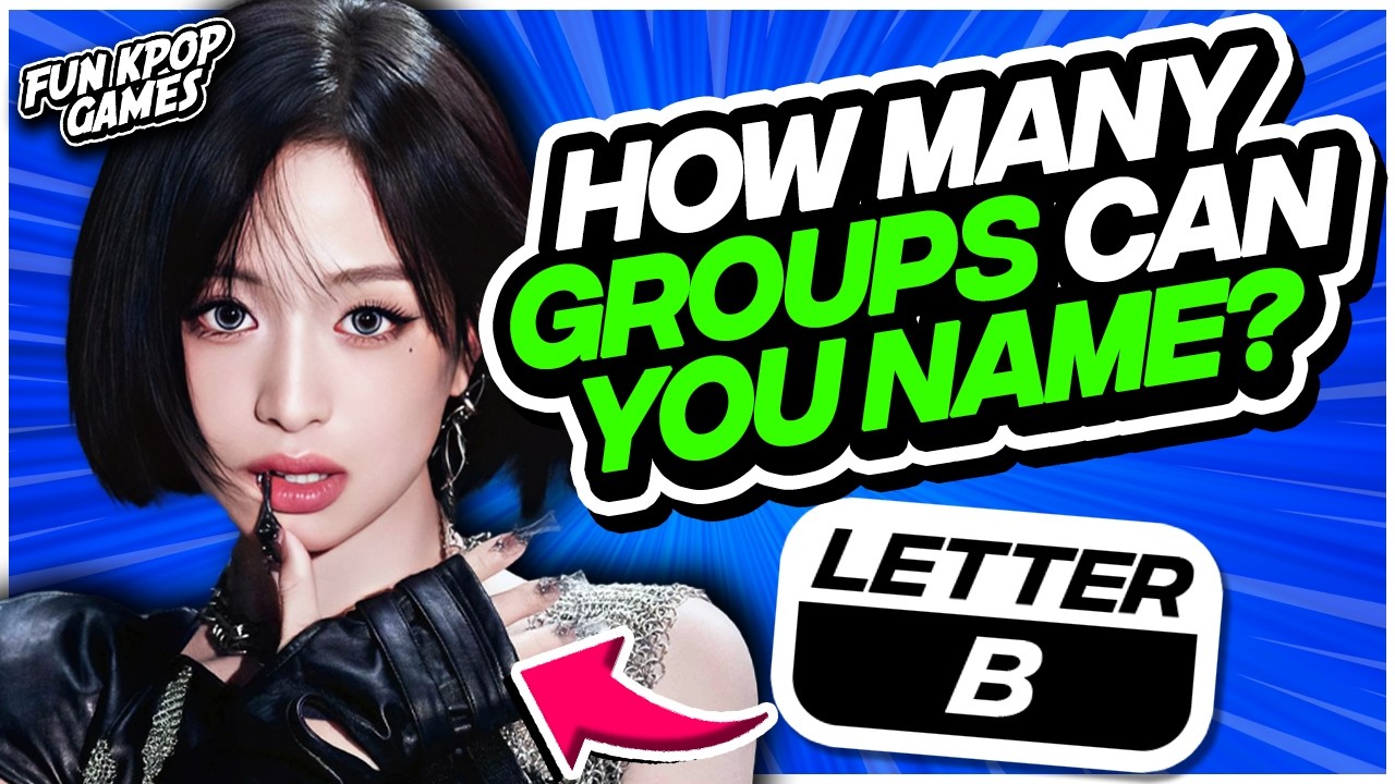 ⭐️ KPOP CHALLENGE NAME AS MANY KPOP GROUPS AS YOU CAN FROM A TO Z | KPOP QUIZ - FUN KPOP GAMES 2025