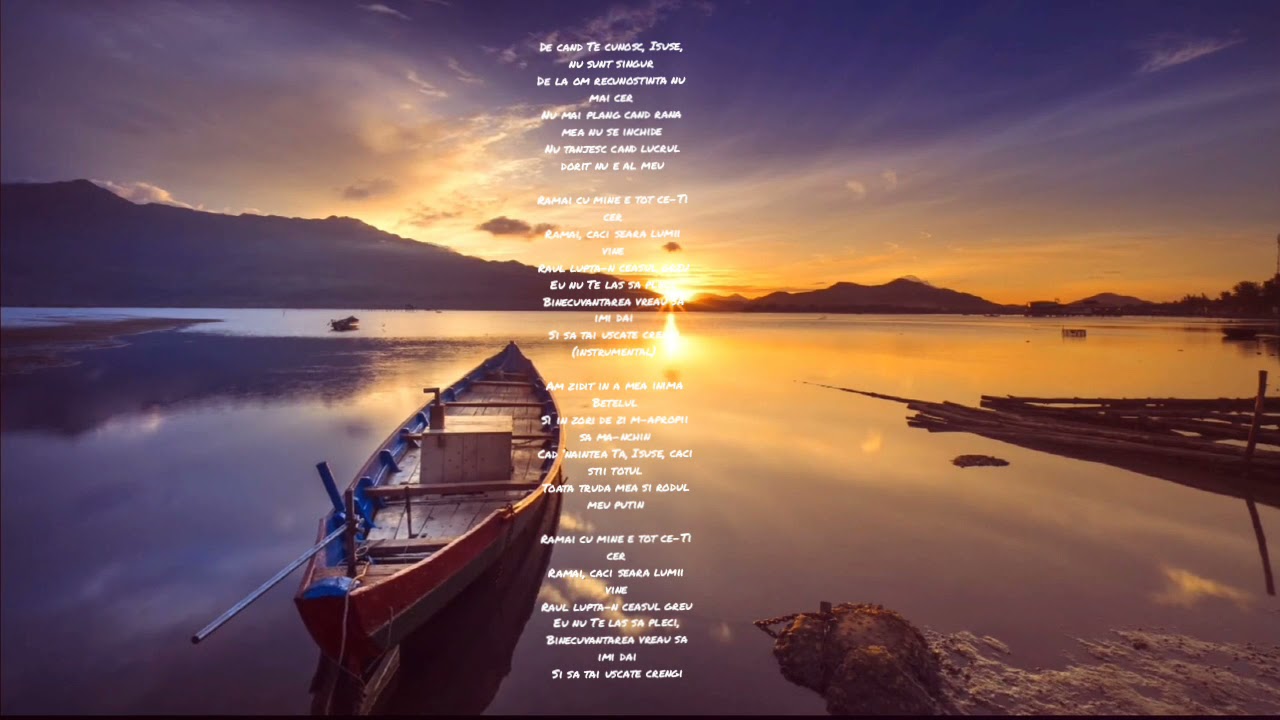 De când te cunosc , Isuse , nu sunt singur - lyrics