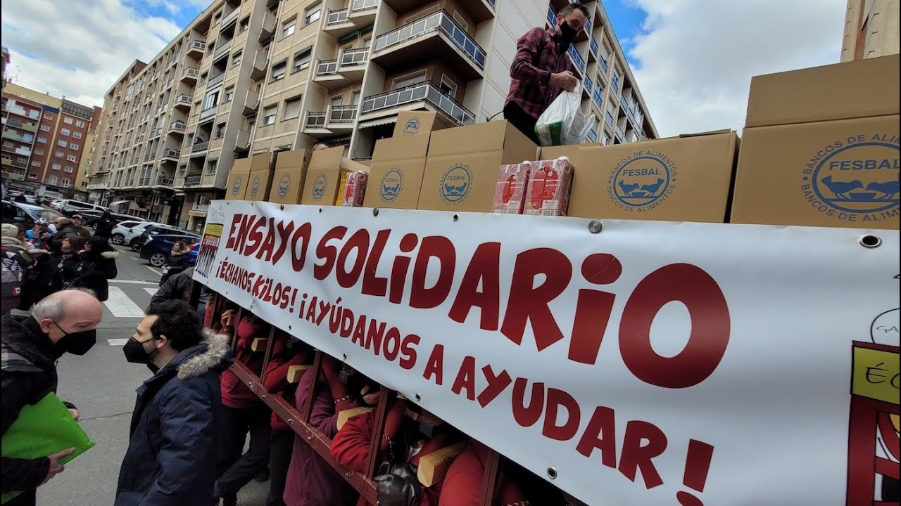 Ensayo solidario de la Cofradía de la Flagelación de Logroño