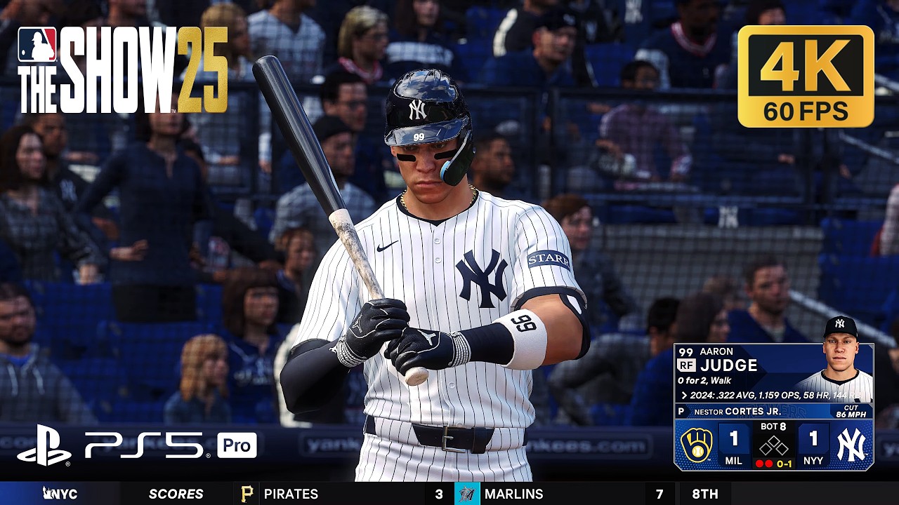 Aaron Judge's Monster Shot to take the lead! - MLB The Show 25 (4K PS5 Gameplay)