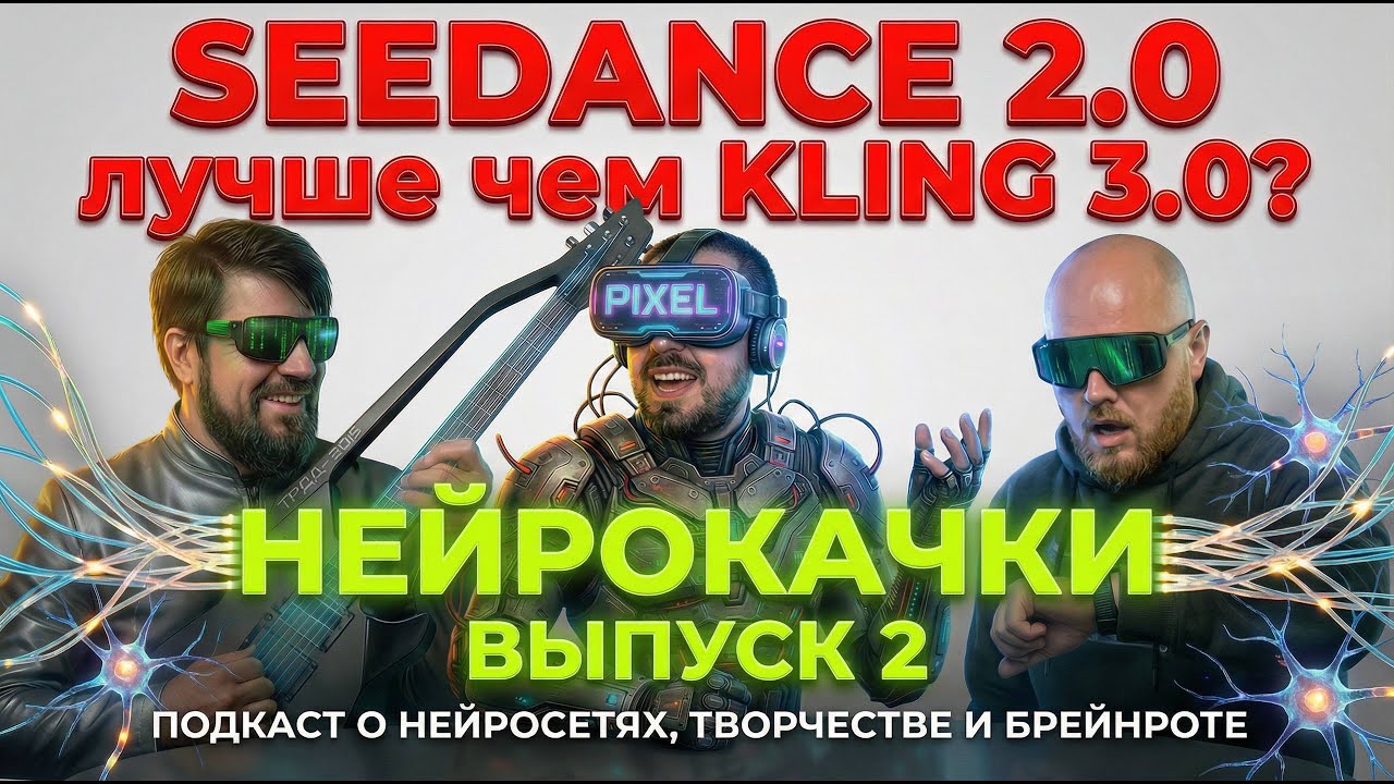 Нейрокачки Выпуск 0002 |Seadream 2.0 Лучше Kling 3.0 | НаноБанана в ипотеку | Нейросеть отупляет? |