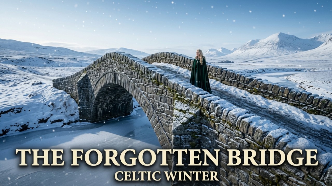 Lantern Path Through a Snowy Medieval Village ❄️ 3 Hour Celtic Winter Music | 4K