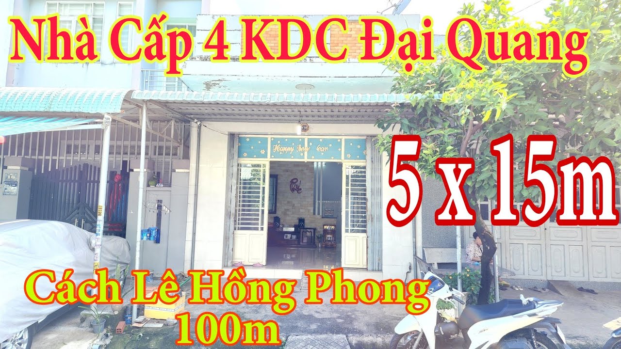 CHUNG LAND : ( 47 ) Nh&agrave; Cấp 4, KDC Đại Quang, Gi&aacute; 2.8 Tỷ,  5 x 15m, Phường T&acirc;n B&igrave;nh Dĩ An