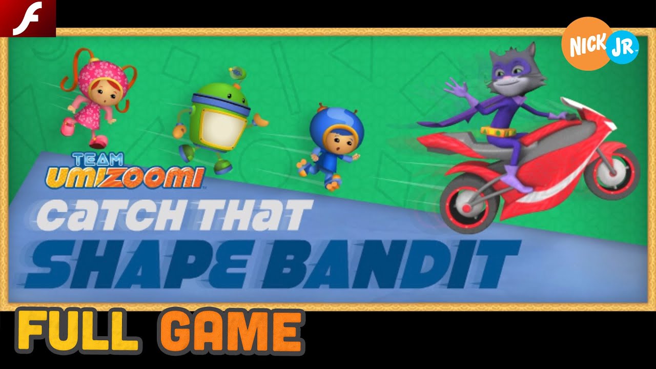 Team Umizoomi™: Catch That Shapebandit (Flash) - Nick Jr. Games