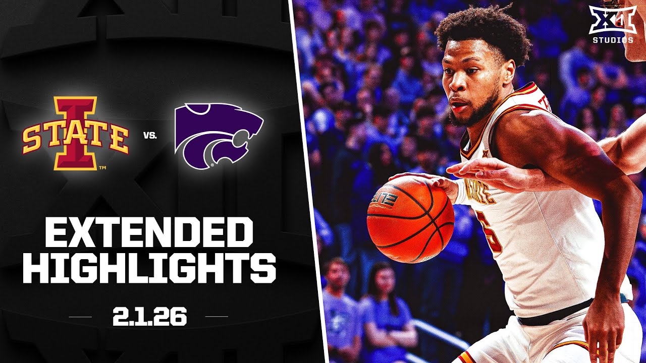 #8 Iowa State vs. Kansas State Extended Highlights | 2025-26 Big 12 Men's Basketball