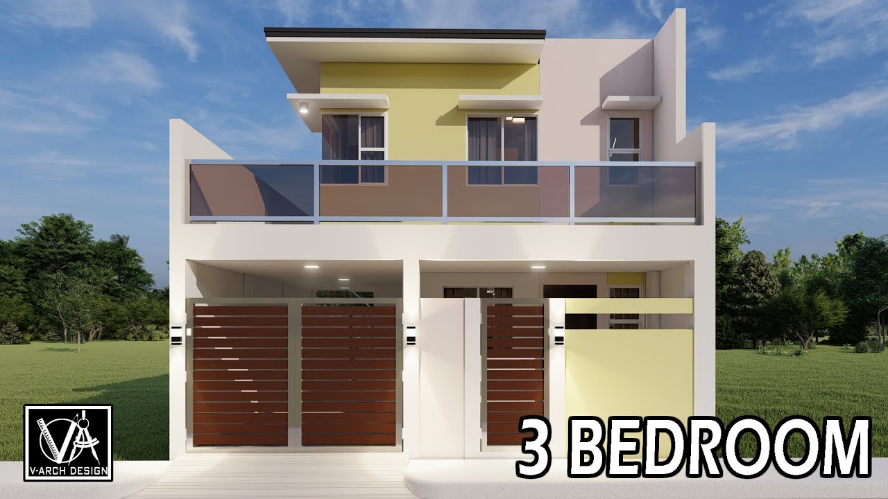 MODERN HOUSE DESIGN PHILIPPINES - 3 BEDROOM
