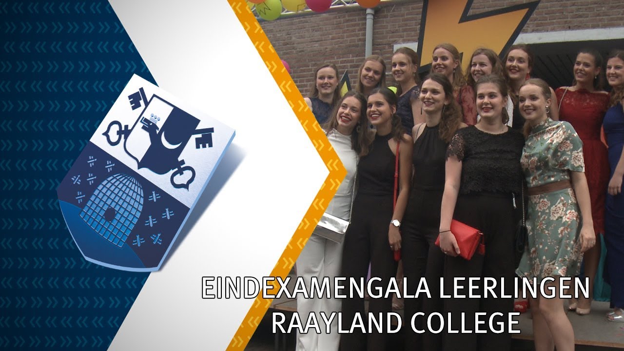 Stoet eindexamengala Raayland College - 4 juni 2018 - Peel en Maas TV Venray