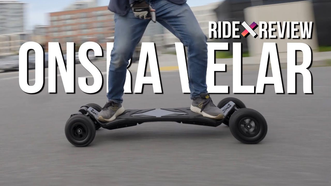 Testing the World's Most exotic electric Skateboard  -  Onsra Velar
