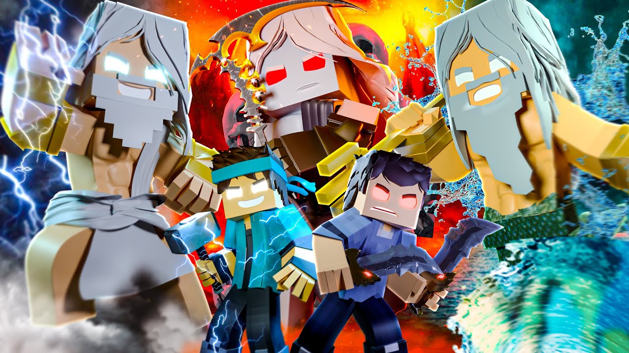 Minecraft: *NOVA SERIE de DEUSES* - DEUS DO TROVÃO #01‹ Goten ›