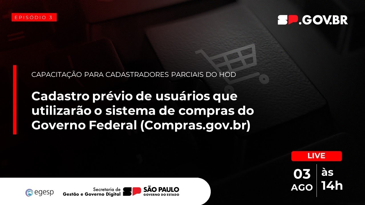 Episódio 3: Capacitação para cadastradores parciais do HOD