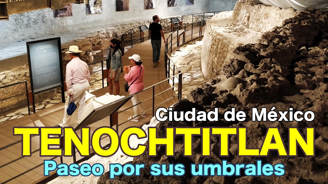 ¡INTÉRNATE en la Gran México-Tenochtitlan! (Paseo subterráneo en CDMX)
