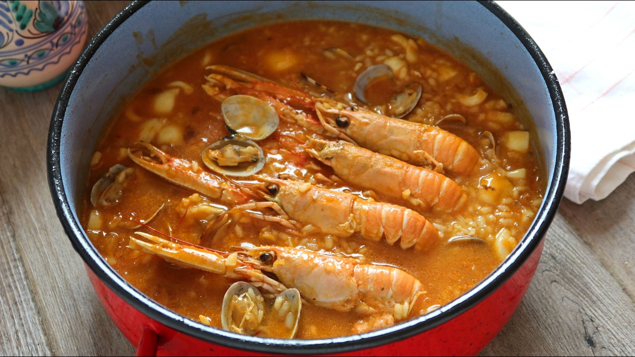 Arroz caldoso de marisco