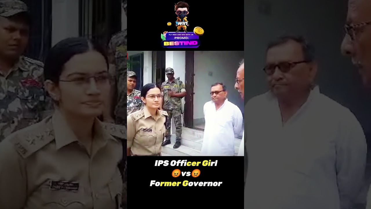 Youngest IPS officer girl😡devate with former Governor#ips #youngestips #angryips #entryips #upsc