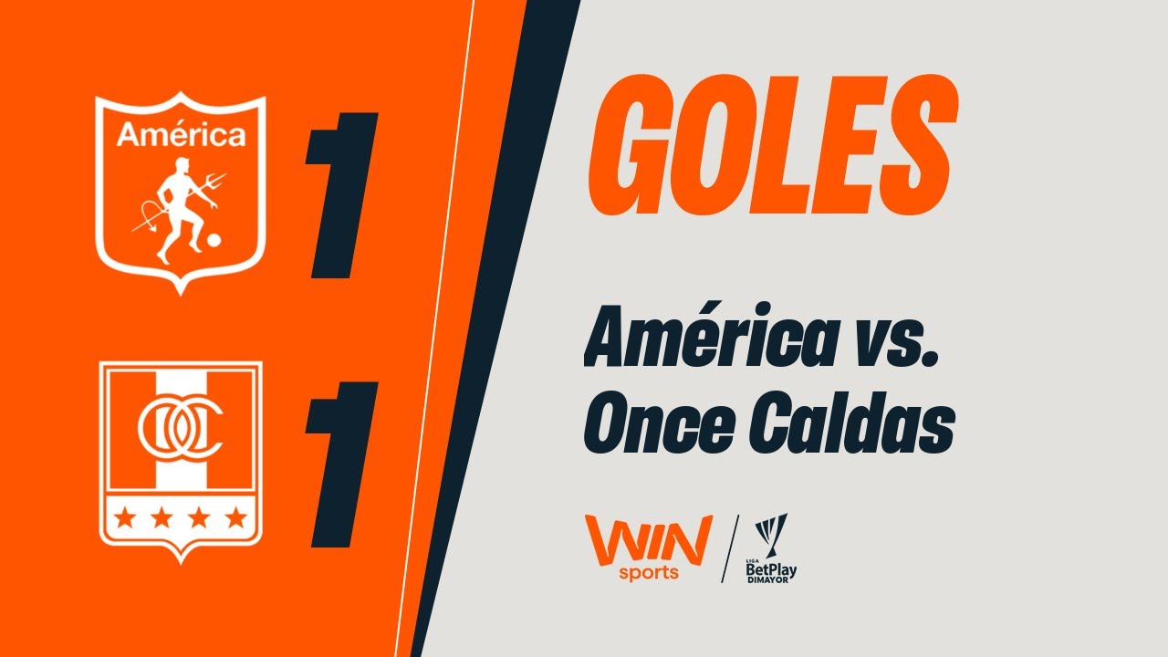 América vs. Once Caldas (goles) | Liga BetPlay Dimayor 2026-1 | Fecha 3