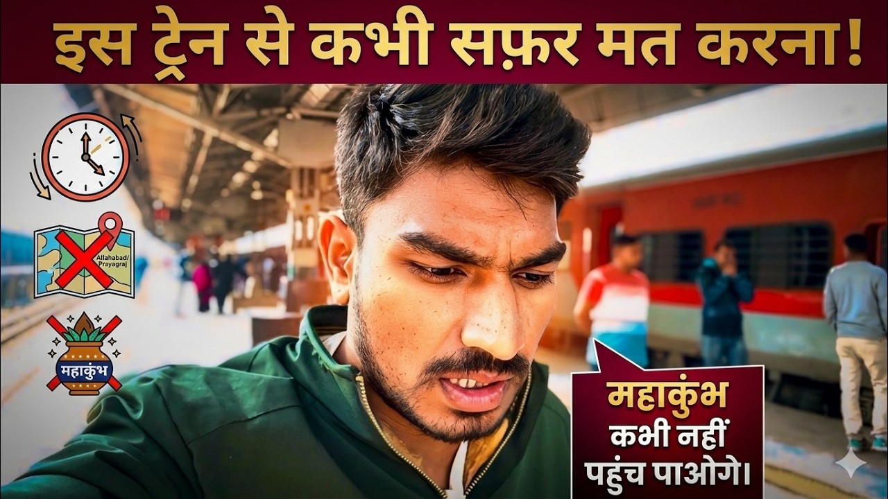इस ट्रेन से कभी सफ़र मत करना | महाकुंभ कभी नहीं पहुँच पाओगे || LTT RAXAUL SF EXPRESS || ARJIT RAMANI