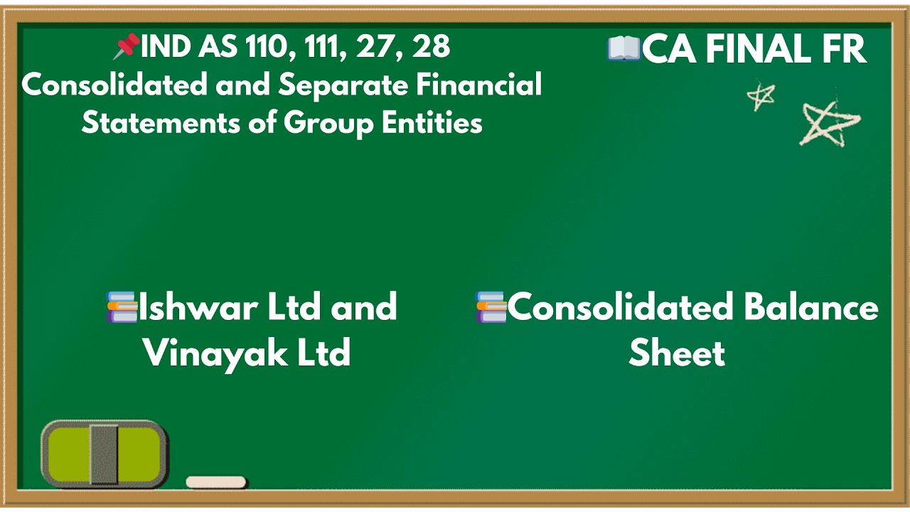 IND AS 110: Ishwar Ltd and Vinayak Ltd