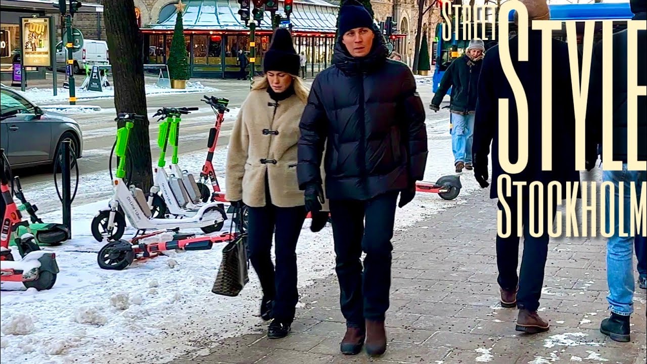 Снег в Стокгольме при -5°C ❄️| Что Носят Люди | Уличный Стиль