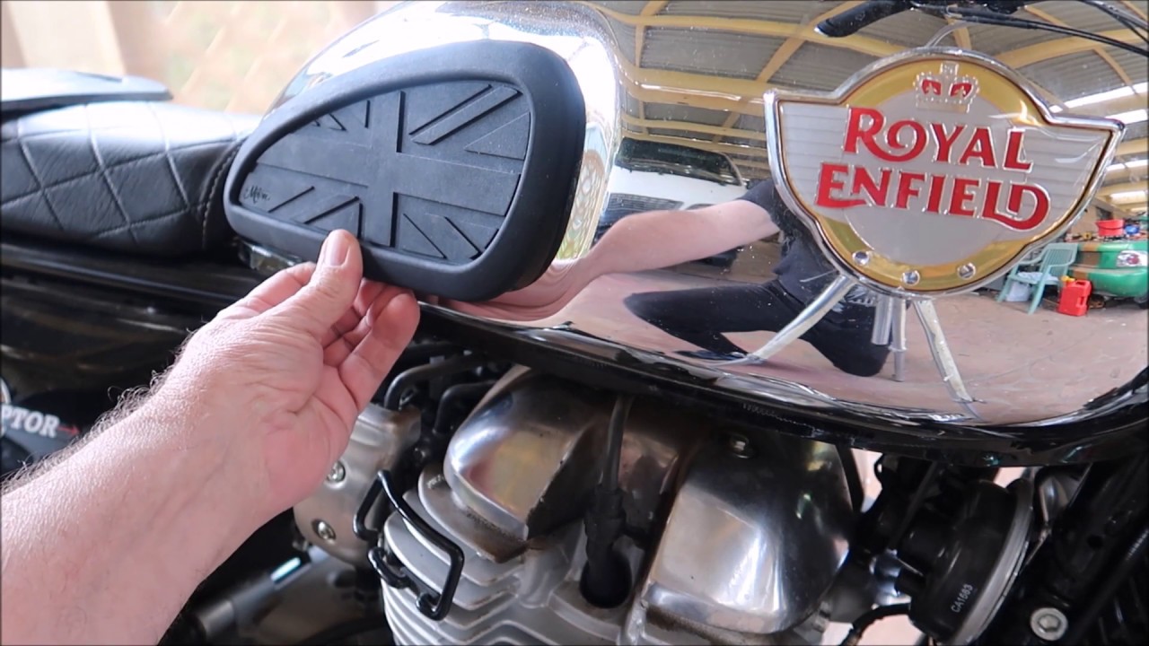 Royal Enfield Interceptor 650 Fitting The Motone Tank Pads