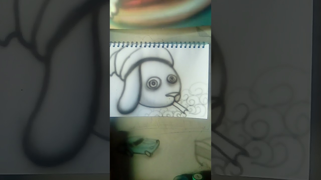 rasta rabbit airbrush test $40 airbrush kit!